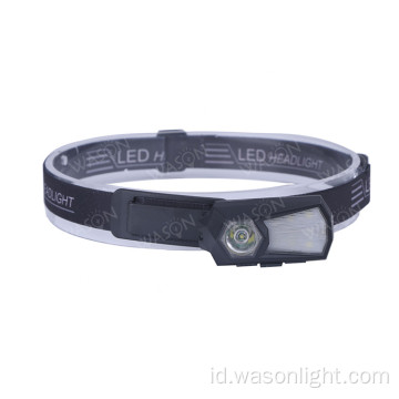 Lampu LED Head Clip Berputar Isi Ulang